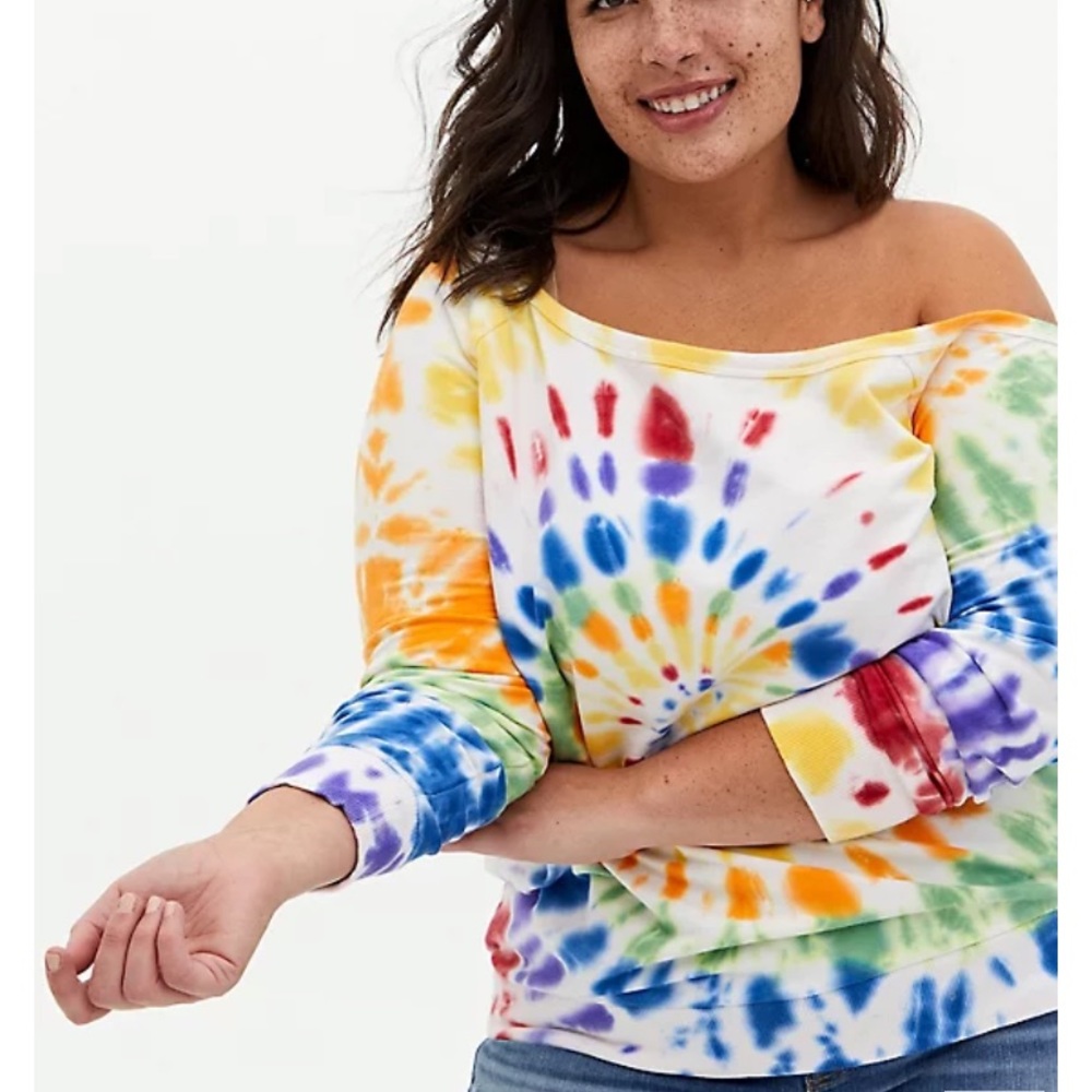 Torrid Tie-Dye Long Sleeve Tee